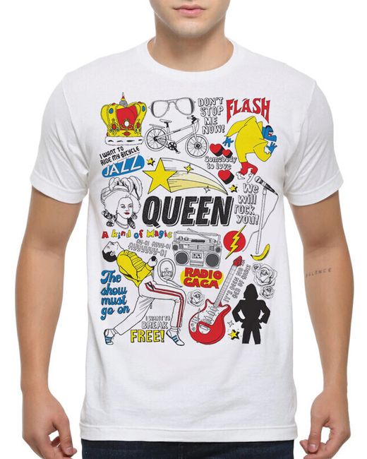 Dream Shirts Футболка Группа Queen QUE-369881-2