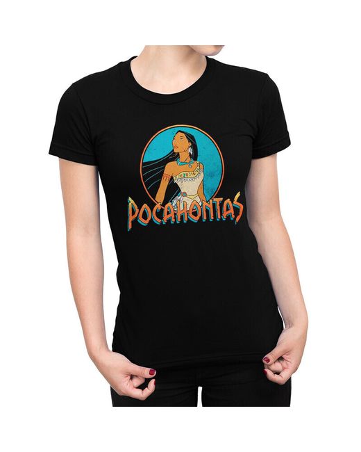 Dream Shirts Футболка Мультфильм Покахонтас 1000733-1 черная