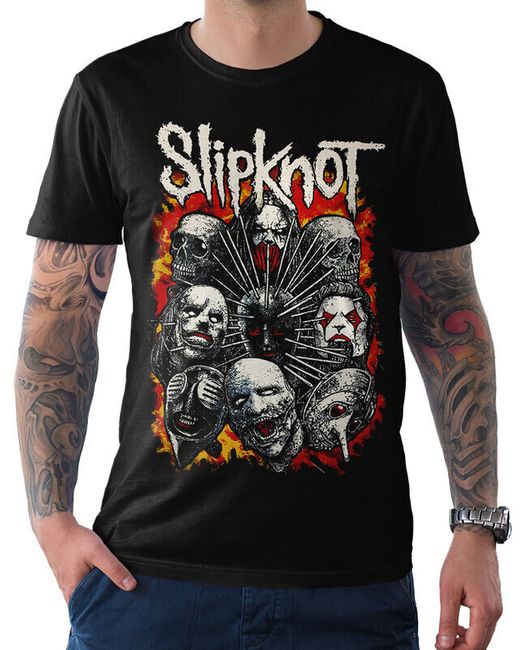 Dream Shirts Футболка Slipknot 1000980-2 черная