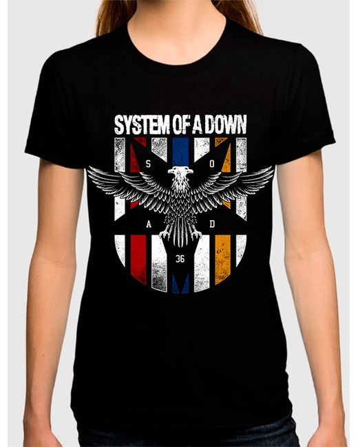 Dream Shirts Футболка System of a Down 5000747-1 черная