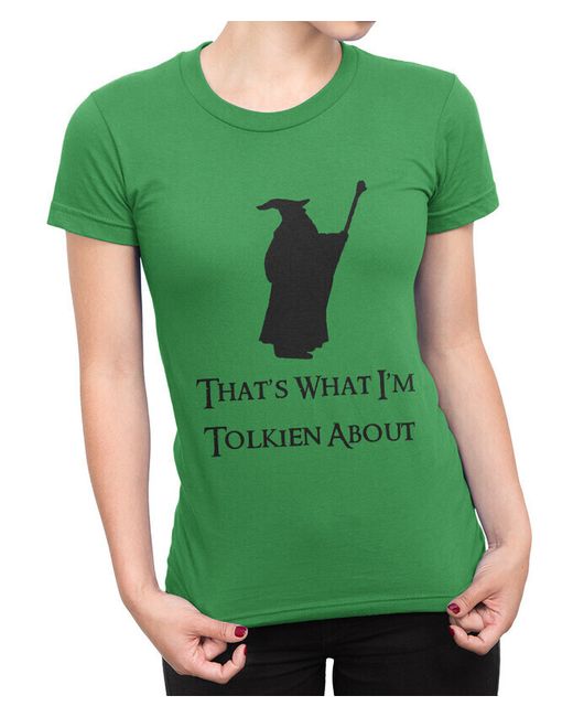 Dream Shirts Футболка Гэндальф Толкин 1000361-1 зеленая