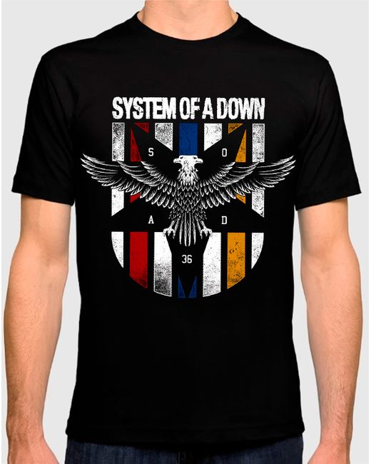 Dream Shirts Футболка System of a Down 5000747-2 черная