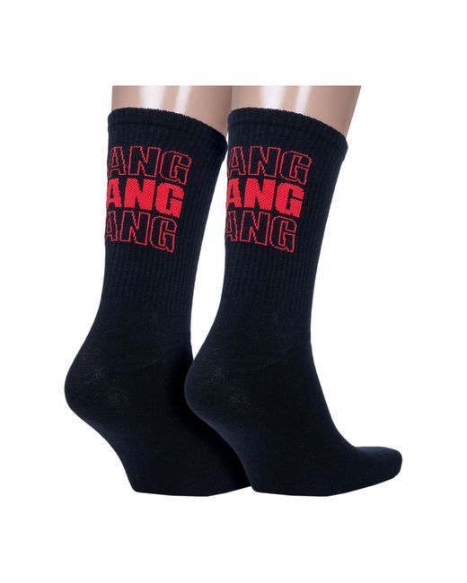 Hobby Line Комплект носков унисекс 2-80159 черных