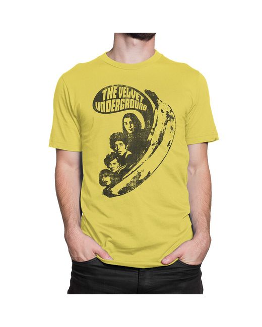 DS Apparel Футболка The Velvet Underground 556164-2 желтая