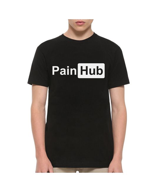 Dream Shirts Футболка Мем Pain Hub 1000355-2 черная