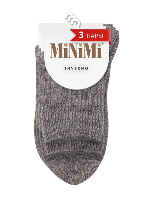Minimi Basic Комплект носков женских бежевых