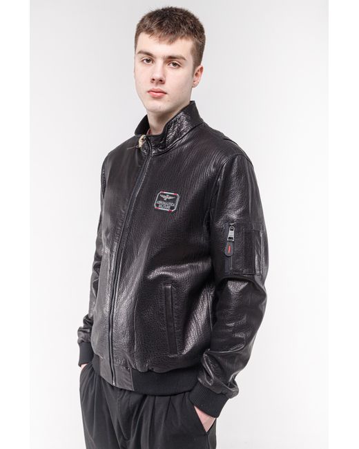 Nobrand Кожаная куртка 7906 черная