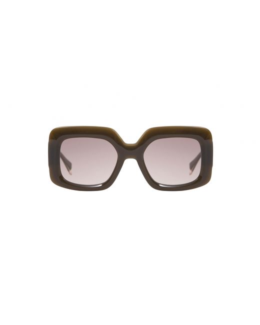 Gigibarcelona Солнцезащитные очки HAILEY коричневые