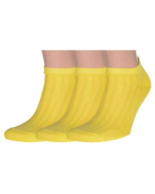 Lorenzline Комплект носков мужских 3-К30 желтых