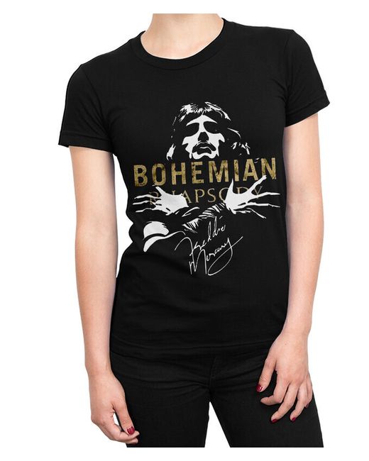 Dream Shirts Футболка Queen Bohemian Rhapsody 1000707-1 черная