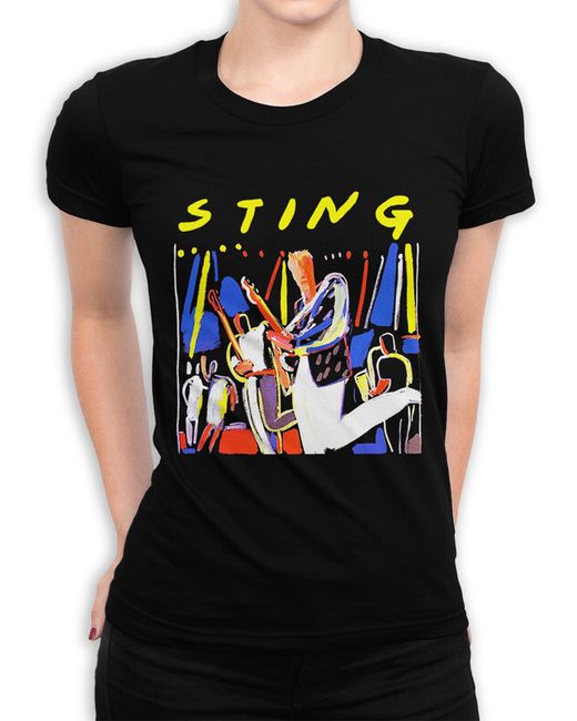 DreamShirts Studio Футболка Sting Стинг 544-sting-1 черная