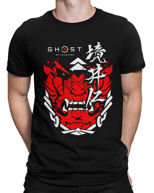 Dream Shirts Футболка Ghost of Tsushima Призрак Цусимы 1000844-2 черная