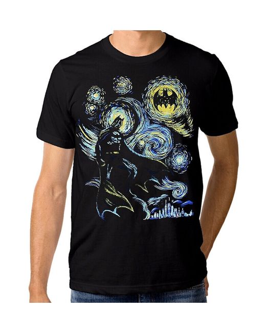 Dream Shirts Футболка Звездная Ночь Темного Рыцаря 1000753-2 черная