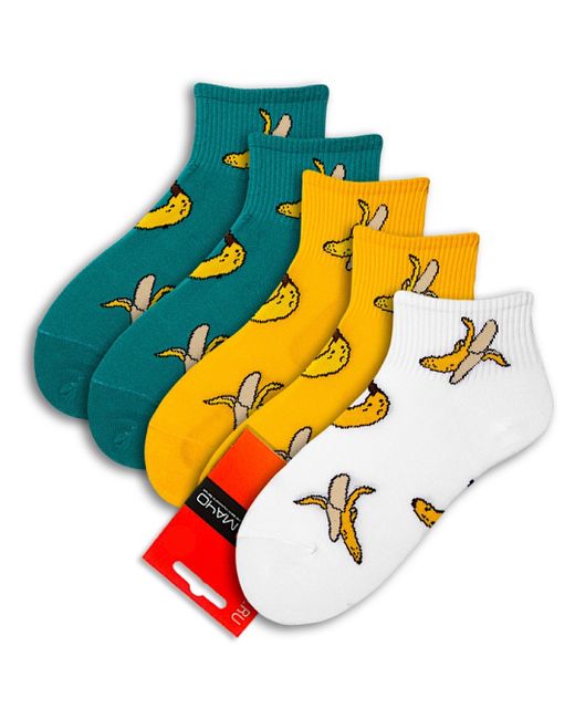 Мачо Комплект носков женских банан64 разноцветных