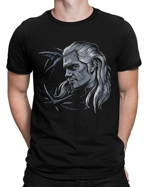 Dream Shirts Футболка Ведьмак Геральт 1000981-2 черная