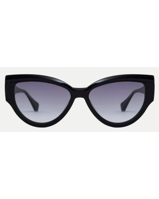 Gigibarcelona Солнцезащитные очки DAPHNE Shiny Black 00000006508-1