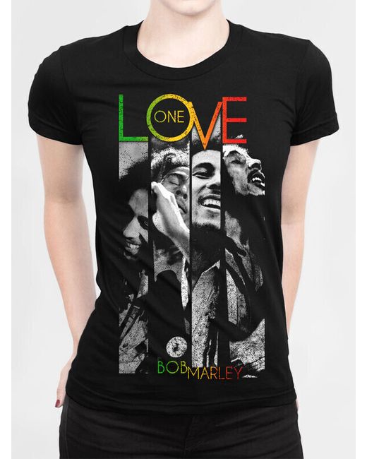 Dream Shirts Футболка Боб Марли Bob Marley 5000884-1 черная