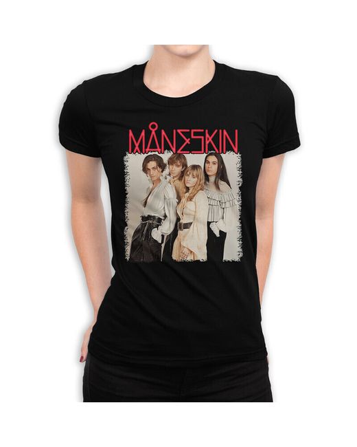 Dream Shirts Футболка группа Maneskin MAN-789455-1 черная