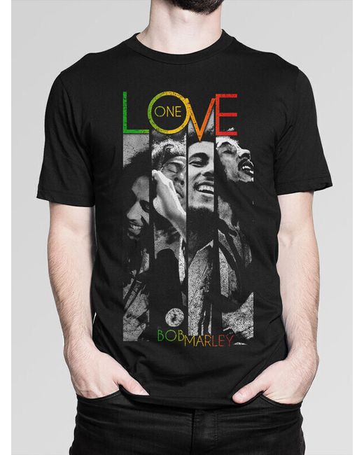 Dream Shirts Футболка Боб Марли Bob Marley 5000884-2 черная