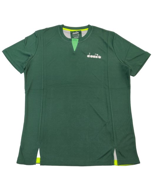 Diadora Футболка T-Shirt Easy Tennis зеленая