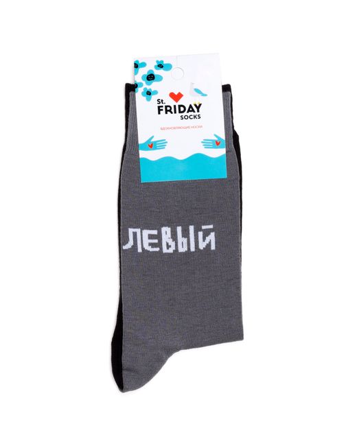 St. Friday Socks Носки с надписями St.Friday Socks x ЧТАК Левый