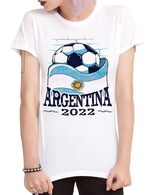 DreamShirts Studio Футболка Сборная Аргентины по футболу 2022 1