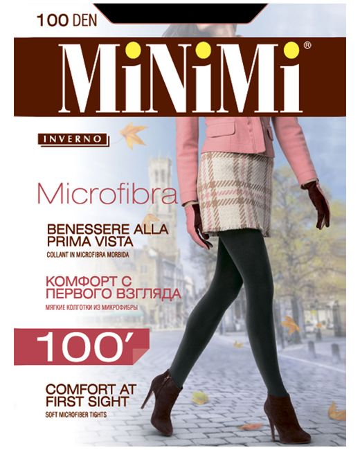Minimi Колготки MICROFIBRA 100 черные 5