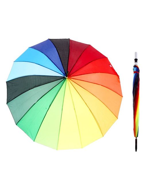 Формула Зонт-трость унисекс полуавтоматический Радуга радуга