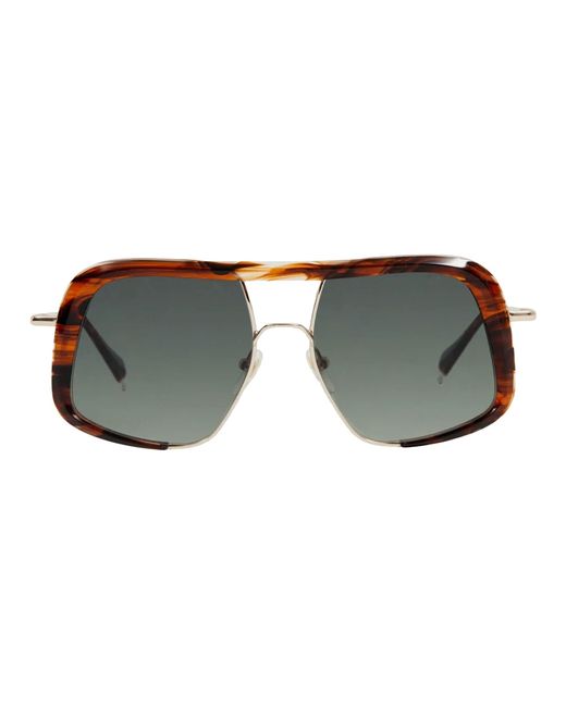 Gigibarcelona Солнцезащитные очки KENZA серые