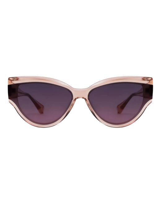 Gigibarcelona Солнцезащитные очки DAPHNE фиолетовые
