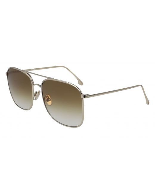 Victoria Beckham Солнцезащитные очки VB202S коричневые
