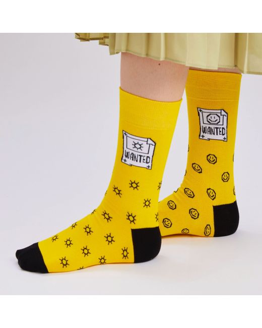 St. Friday Socks Носки унисекс contest22-1358-08/19/02 желтые