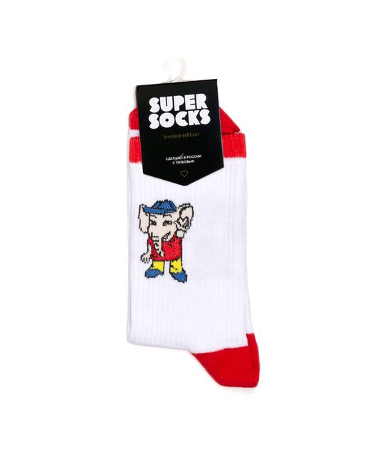 Super socks Носки унисекс Super-Socks-Dendy красные синие желтые