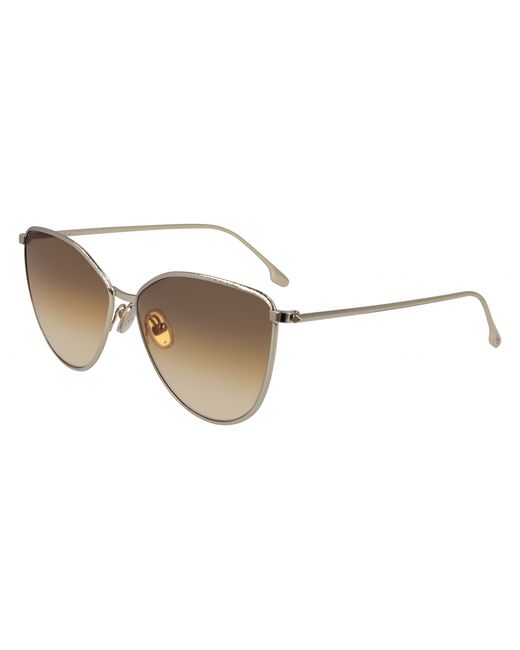 Victoria Beckham Солнцезащитные очки VB209S коричневые