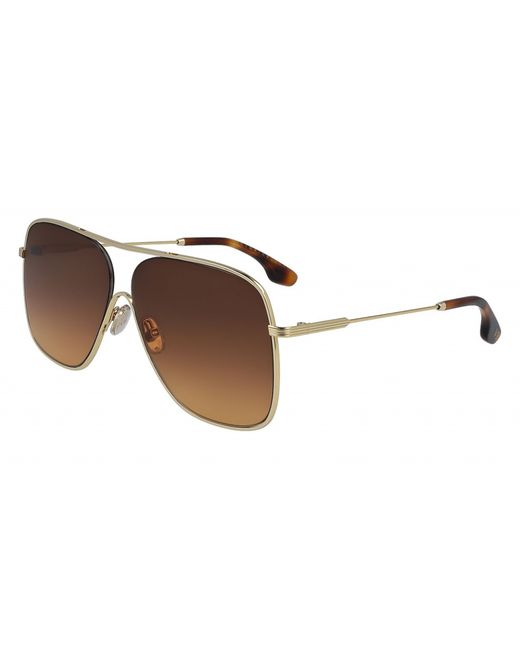 Victoria Beckham Солнцезащитные очки VB132S коричневые
