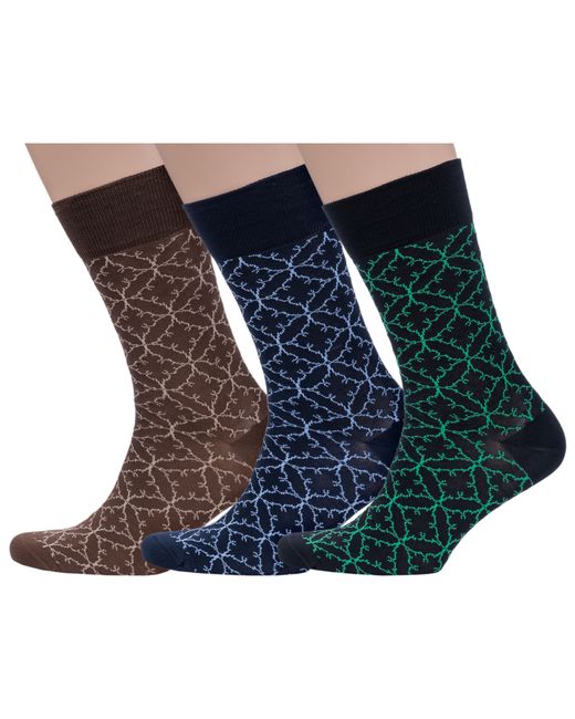 Sergio di Calze Комплект носков мужских 3-20SC3 разноцветных