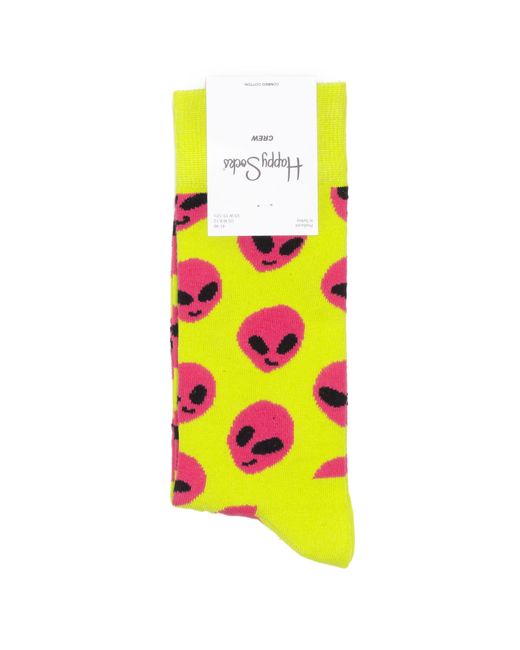Happy Socks Носки унисекс Happy-Socks-Aliens разноцветные