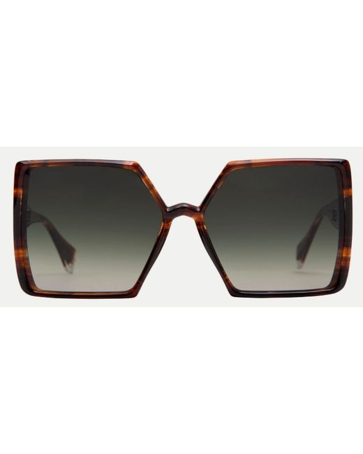 Gigibarcelona Солнцезащитные очки AVA черные