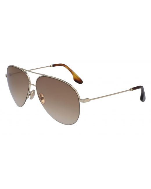 Victoria Beckham Солнцезащитные очки VB90S коричневые