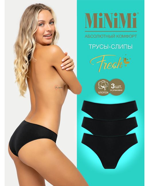 Minimi Комплект трусов женских MF221 черных