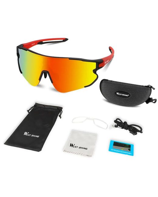 West Biking Спортивные солнцезащитные очки унисекс Photochromic WB разноцветные