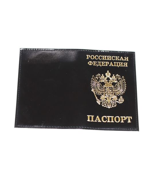 Nobrand Обложка для паспорта унисекс черная