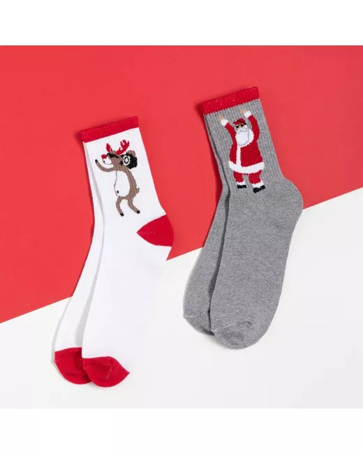Kaftan Комплект носков Santa размер 41-44 см 2 пары