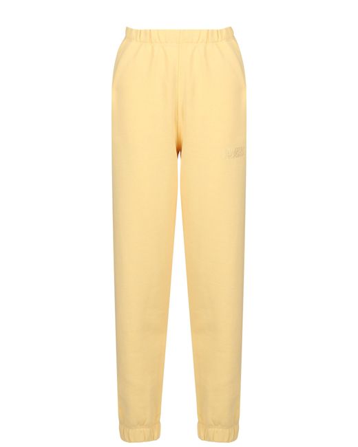 Ganni Спортивные брюки 132264 желтые