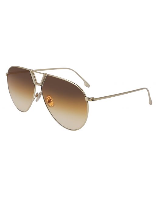 Victoria Beckham Солнцезащитные очки VB208S коричневые