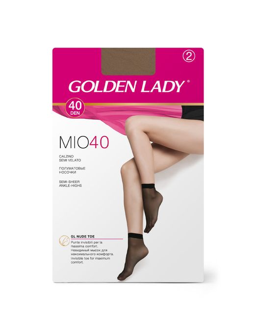GoldenLady Комплект носков женских коричневых