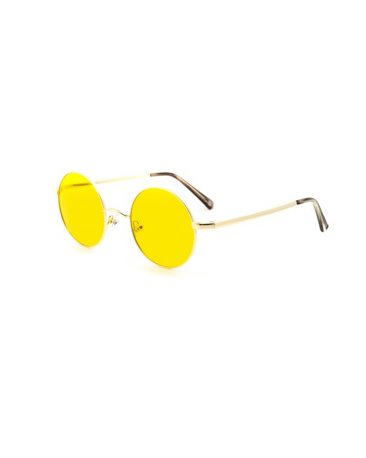 John Lennon Солнцезащитные очки унисекс CIRCLE желтые
