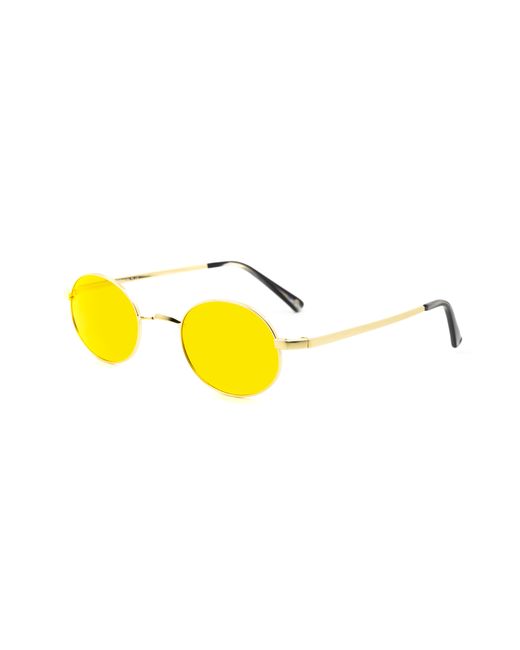 John Lennon Солнцезащитные очки унисекс WHEELS желтые