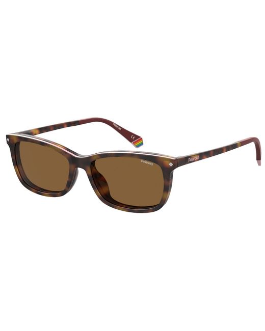 Polaroid Солнцезащитные очки PLD 6140/CS коричневые