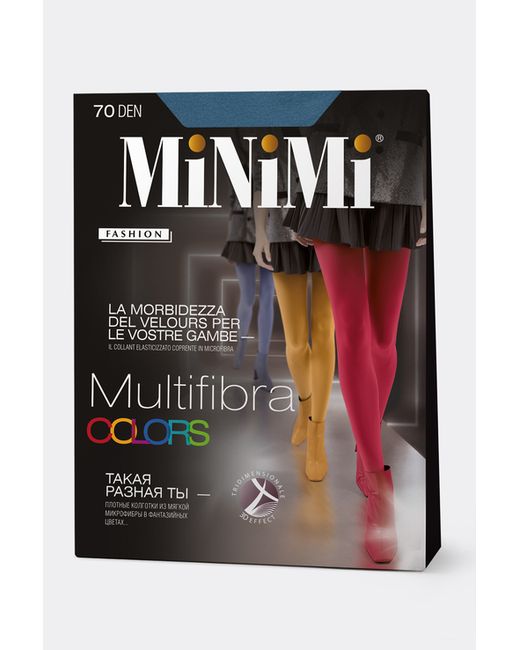 Minimi Basic Колготки MULTIFIBRA COLORS 70 3D Acqua